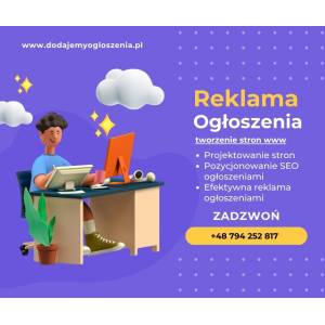 Wystawianie ogłoszeń, ofert na portalach branżowych, portalach ogłoszeniowych